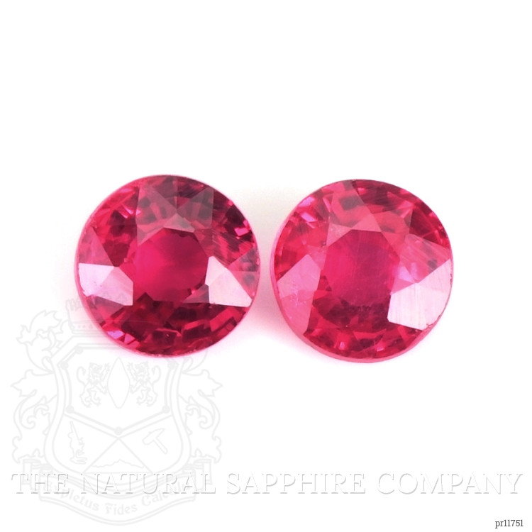0.54 Ct.Tw. Ruby Pair from Mozambique
