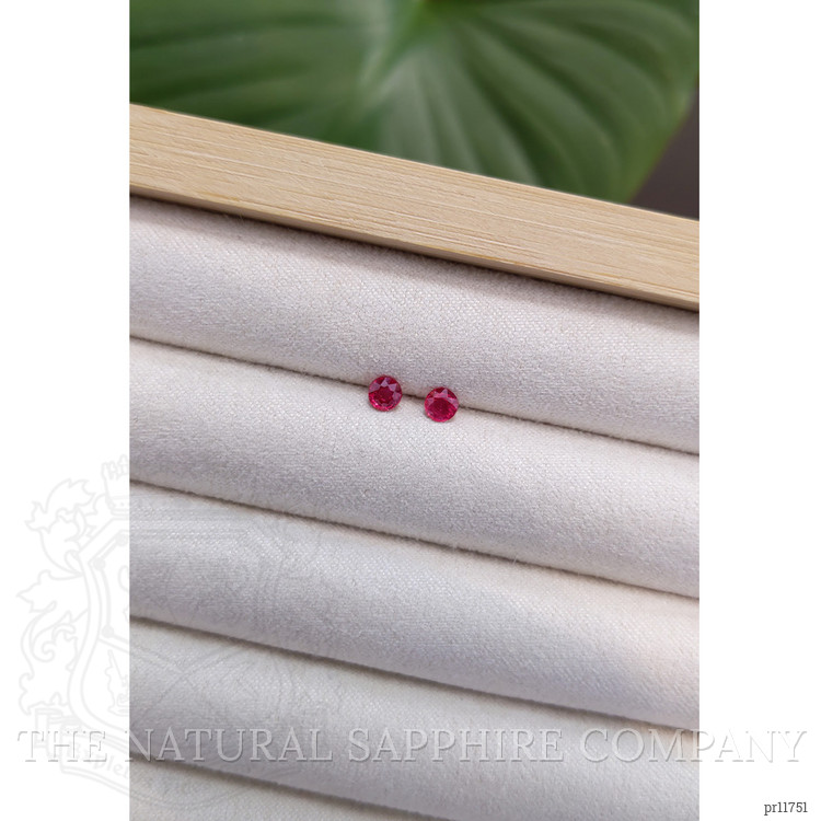 0.54 Ct.Tw. Ruby Pair from Mozambique