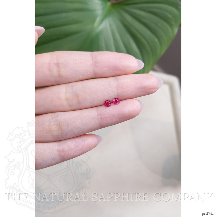 0.54 Ct.Tw. Ruby Pair from Mozambique