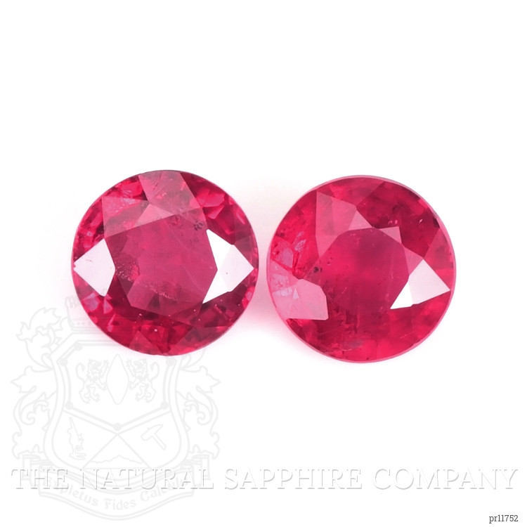0.76 Ct.Tw. Ruby Pair from Mozambique