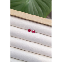 0.76&nbsp;Ct.Tw.Total Carat Weight Ruby Pair from Mozambique Life Style