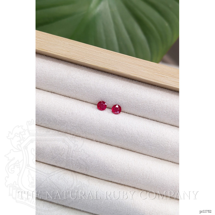 0.76 Ct.Tw. Ruby Pair from Mozambique