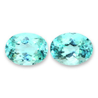 4.62 Ct.Tw.Total Carat Weight Paraiba Tourmaline Pair from Mozambique Video
