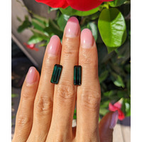 6.96 Ct.Tw.Total Carat Weight Tourmaline Pair from Brazil Life Style