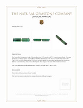 14.48 Ct.Tw.Total Carat Weight Tourmaline Pair from Brazil Appraisal