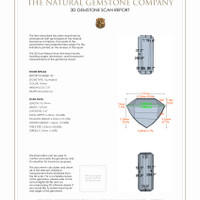 14.48 Ct.Tw.Total Carat Weight Tourmaline Pair from Brazil 3 D Scan Report