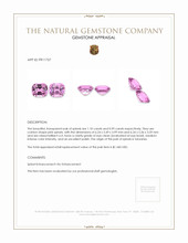 2.09&nbsp;Ct.Tw.Total Carat Weight Spinel Pair from Tanzania Appraisal