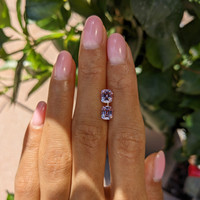 2.09 Ct.Tw.Total Carat Weight Spinel Pair from Tanzania Life Style