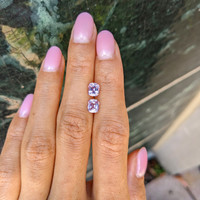 2.09 Ct.Tw.Total Carat Weight Spinel Pair from Tanzania Life Style
