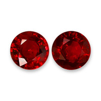 2.97 Ct.Tw.Total Carat Weight Ruby Pair from Mozambique Video