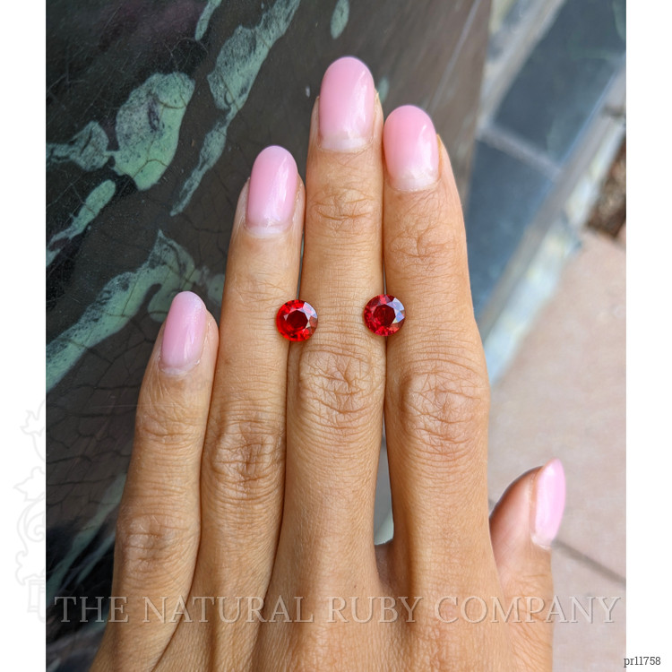 2.97 Ct.Tw. Ruby Pair from Mozambique