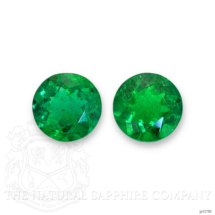 1.21 Ct.Tw. Emerald Pair from Zambia