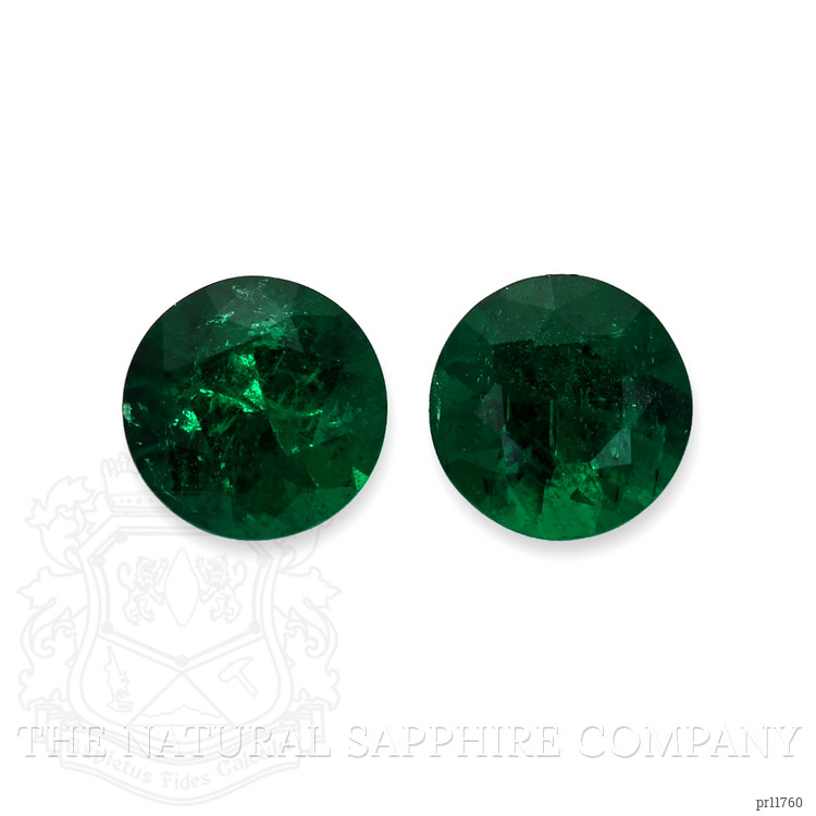 2.78 Ct.Tw. Emerald Pair from Zambia