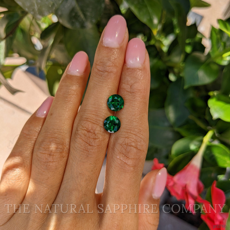 2.78 Ct.Tw. Emerald Pair from Zambia