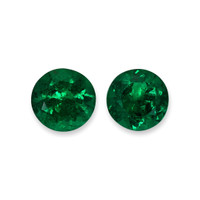 1.93 Ct.Tw.Total Carat Weight Emerald Pair from Zambia Video