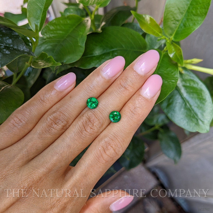 1.93 Ct.Tw. Emerald Pair from Zambia