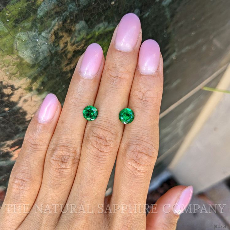 1.93 Ct.Tw. Emerald Pair from Zambia
