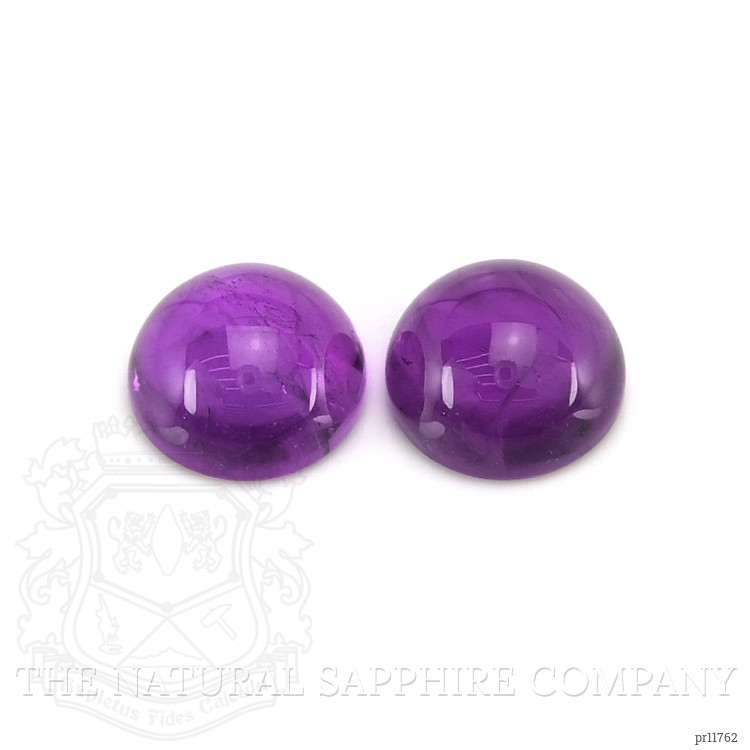 2.84 Ct.Tw. Cabochon Amethyst Pair from Brazil