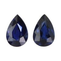 1.18&nbsp;Ct.Tw.Total Carat Weight Blue Sapphire Pair from Ceylon (Sri Lanka) Video