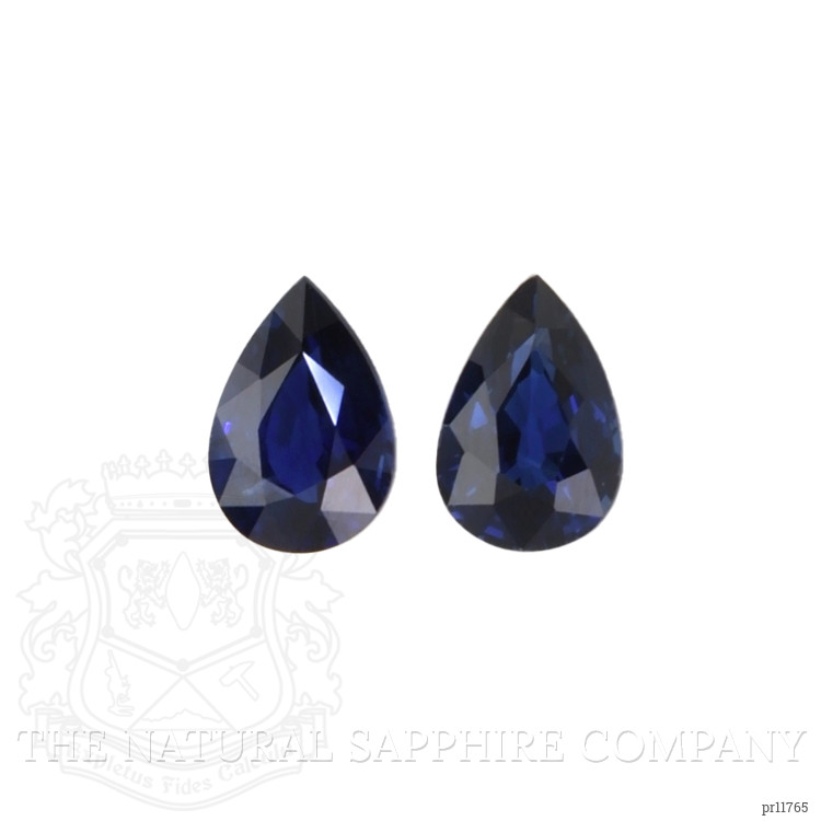 1.18 Ct.Tw. Blue Sapphire Pair from Ceylon (Sri Lanka)