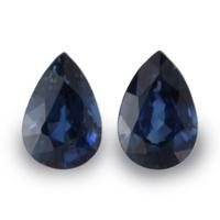 1.20&nbsp;Ct.Tw.Total Carat Weight Blue Sapphire Pair from Ceylon (Sri Lanka) Video