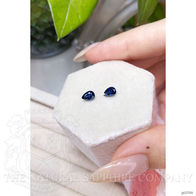 1.14 Ct.Tw. Blue Sapphire Pair from Ceylon (Sri Lanka)