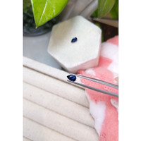 1.14&nbsp;Ct.Tw.Total Carat Weight Blue Sapphire Pair from Ceylon (Sri Lanka) Life Style