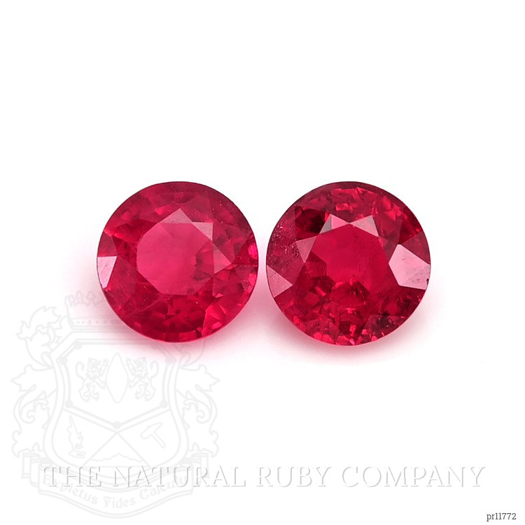 0.62 Ct.Tw. Ruby Pair from Mozambique