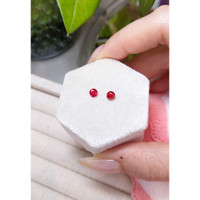 0.62&nbsp;Ct.Tw.Total Carat Weight Ruby Pair from Mozambique Life Style