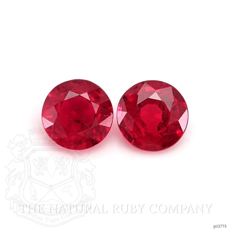 0.59 Ct.Tw. Ruby Pair from Mozambique