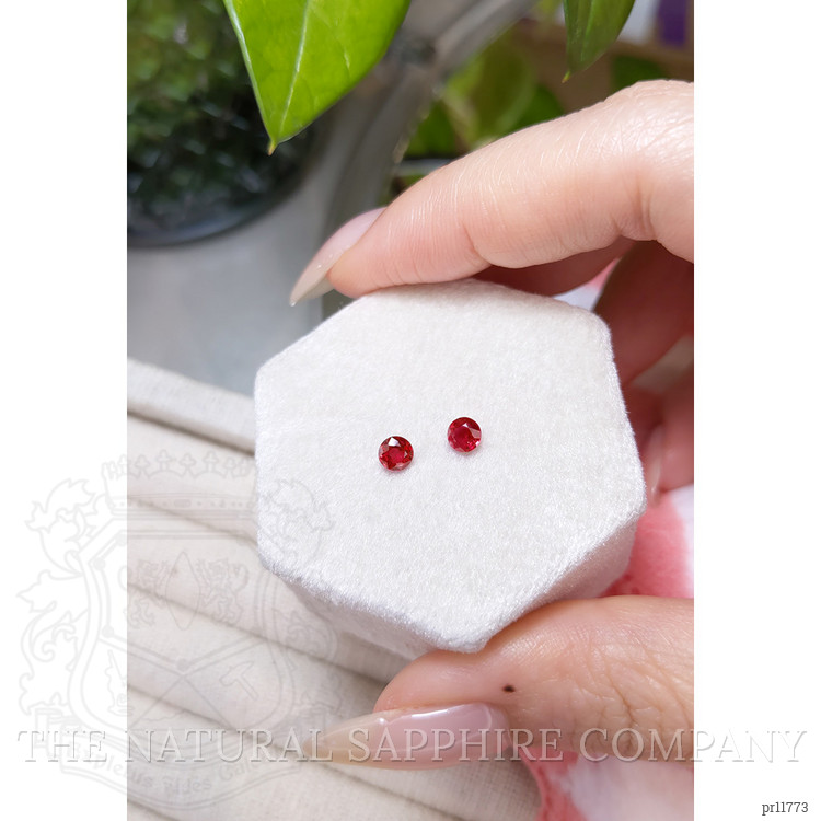 0.59 Ct.Tw. Ruby Pair from Mozambique