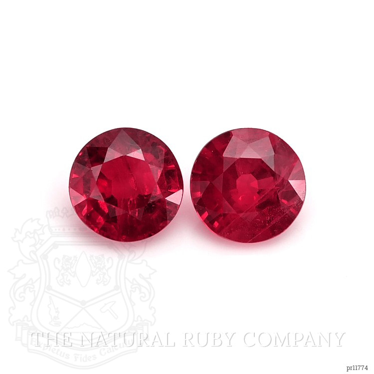 0.68 Ct.Tw. Ruby Pair from Mozambique