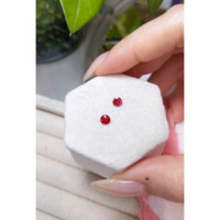 0.68&nbsp;Ct.Tw.Total Carat Weight Ruby Pair from Mozambique Life Style