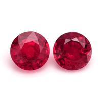 0.67 Ct.Tw.Total Carat Weight Ruby Pair from Mozambique Video