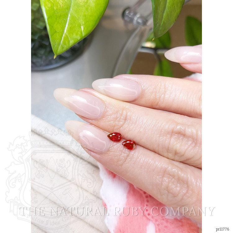 0.95 Ct.Tw. Ruby Pair from Mozambique