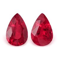 0.98 Ct.Tw.Total Carat Weight Ruby Pair from Mozambique Video