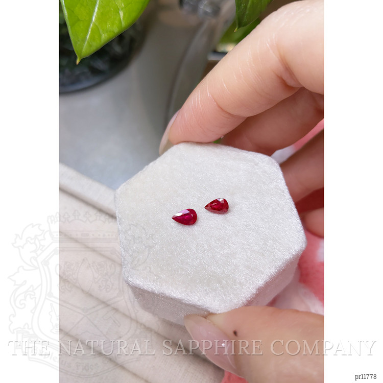 0.95 Ct.Tw. Ruby Pair from Mozambique