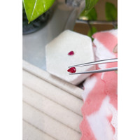 0.95 Ct.Tw.Total Carat Weight Ruby Pair from Mozambique Life Style