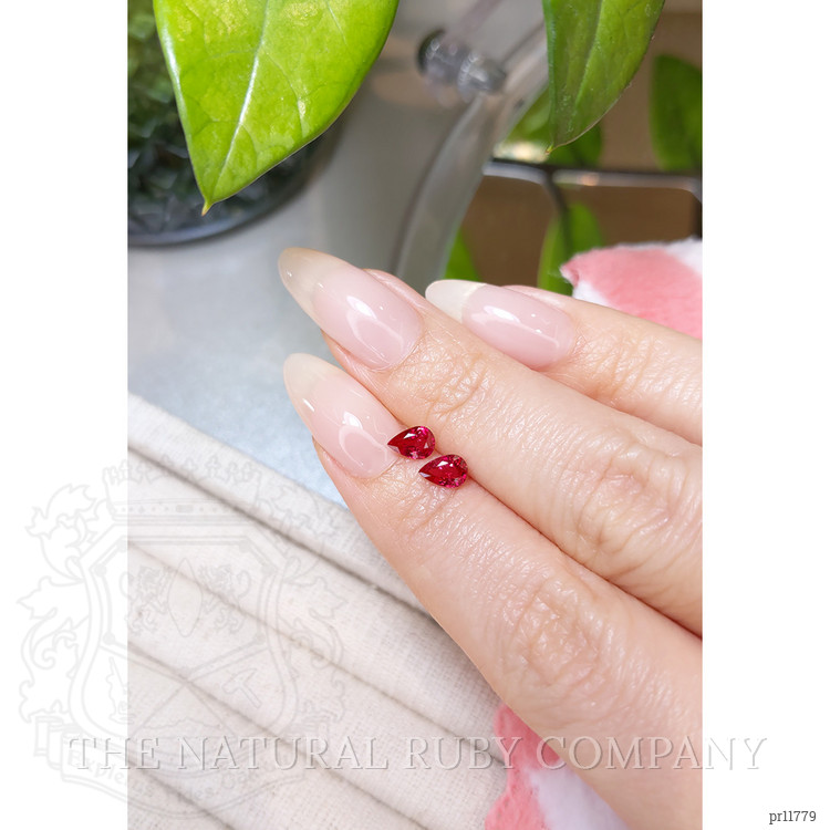 0.98 Ct.Tw. Ruby Pair from Mozambique