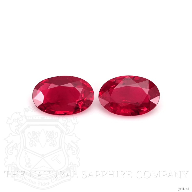 0.81 Ct.Tw. Ruby Pair from Mozambique