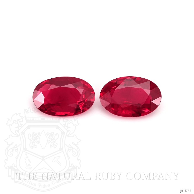 0.81 Ct.Tw. Ruby Pair from Mozambique