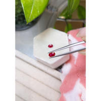 0.81&nbsp;Ct.Tw.Total Carat Weight Ruby Pair from Mozambique Life Style