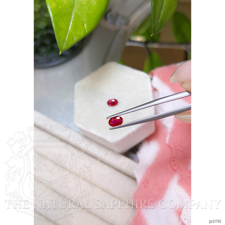 0.81 Ct.Tw. Ruby Pair from Mozambique