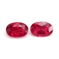 1.11 Ct.Tw.Total Carat Weight Ruby Pair from Mozambique Video