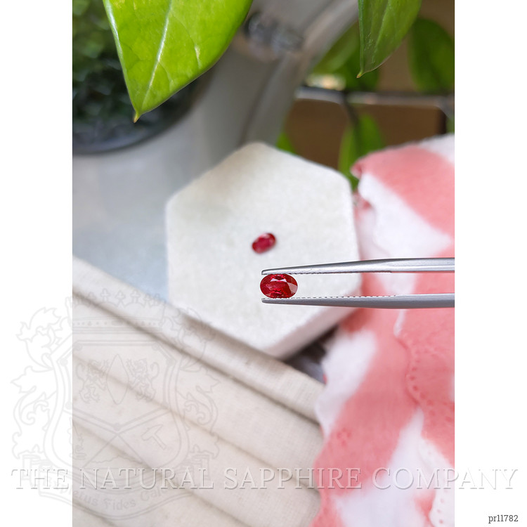 1.11 Ct.Tw. Ruby Pair from Mozambique