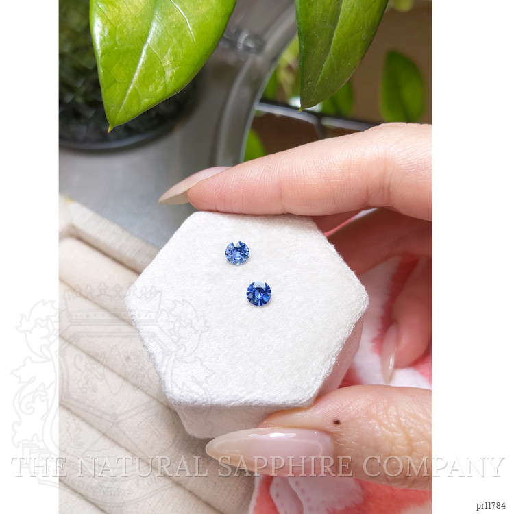 1.05 Ct.Tw. Blue Sapphire Pair from Ceylon (Sri Lanka)