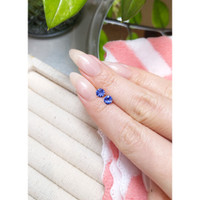 1.05&nbsp;Ct.Tw.Total Carat Weight Blue Sapphire Pair from Ceylon (Sri Lanka) Life Style