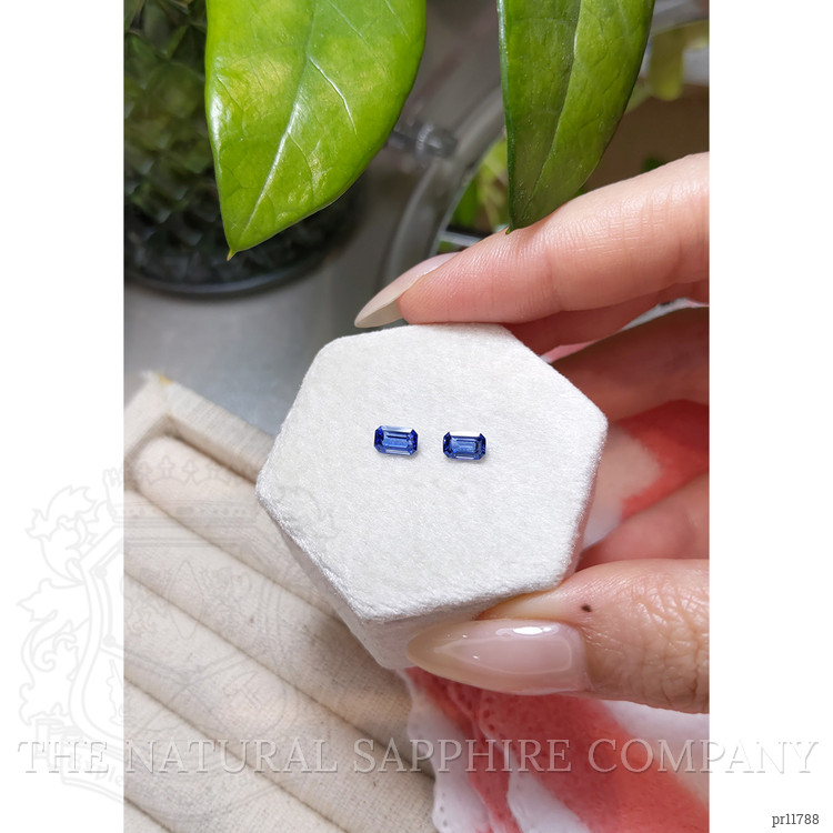 1.32 Ct.Tw. Blue Sapphire Pair from Ceylon (Sri Lanka)