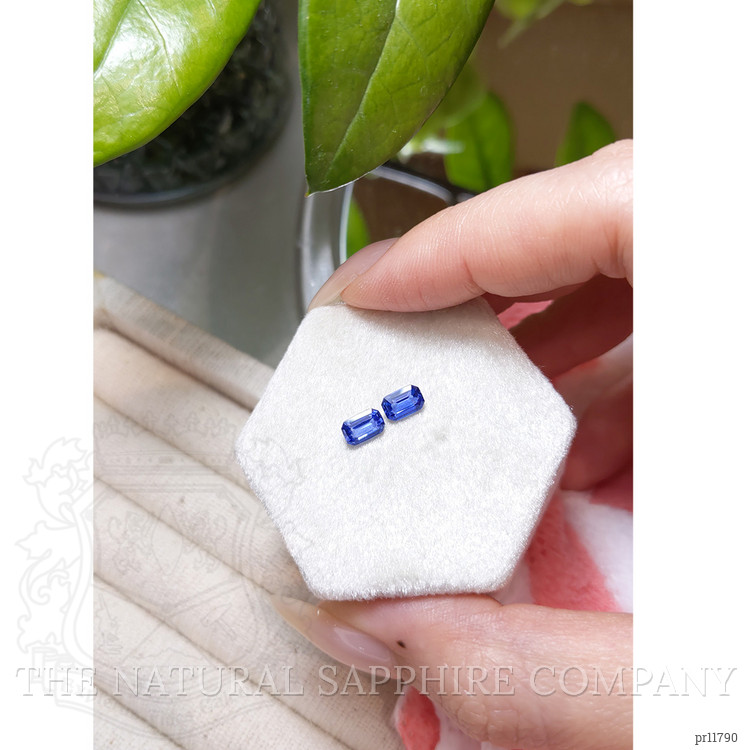 1.16 Ct.Tw. Blue Sapphire Pair from Ceylon (Sri Lanka)