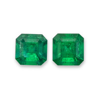 1.86 Ct.Tw.Total Carat Weight Emerald Pair from Colombia Video
